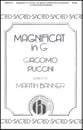 Magnificat in G SATB choral sheet music cover